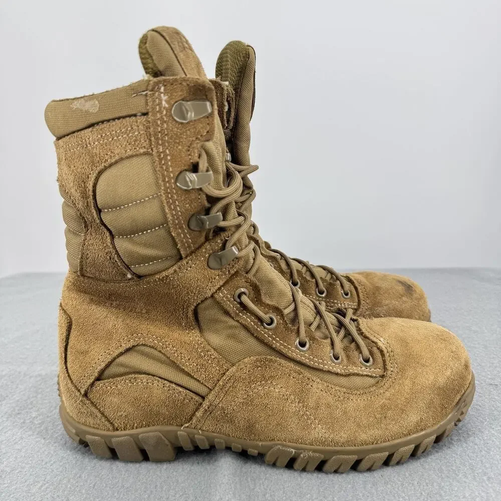 Belleville 533ST Coyote Steel Toe Combat Boots Mens 8 Womens 10 Military USA